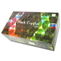Благовония прямоугольные SATYA Black Crystal Черный кристалл 15 грамм блок 12 штук
