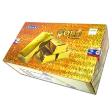 Благовония прямоугольные SATYA Gold ЗОЛОТО 15 грамм блок 12 штук