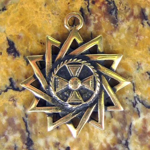 Звезда Эрцгаммы, бронза, 30*4*34мм (П 017) BV08-17