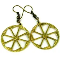 Серьги №8, Коловрат, бронза, Д-26мм (С 108) BV02-08