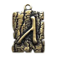 Амулет № 03, Руна Алатырь, бронза, 19*30мм (СР 003) BV05-03