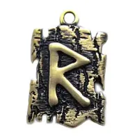 Амулет № 04, Руна Радуга, бронза, 19*30мм (СР 004) BV05-04