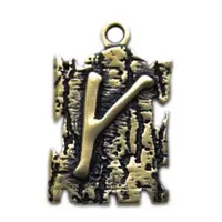 Амулет № 06, Руна Крада, бронза, 19*30мм (СР 006) BV05-06