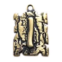 Амулет № 18, Руна Исток, бронза, 19*30мм (СР 018) BV05-18