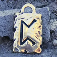 Амулет № 14, Руна Перто, бронза, 17*28мм (Р 014) BV09-14