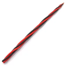 Свеча Восстановление воск 22 см, горение сил 25 мин черн/черн/красн свч09-03