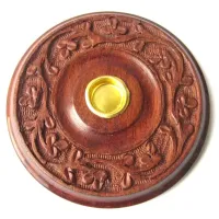 Подставка для благовоний круглая резная WH-43C