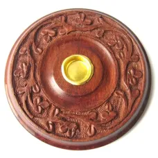 Подставка для благовоний круглая резная WH-43C