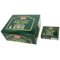 Благовония конусные HEM Precious Musk Драгоценный муск блок 12 штук