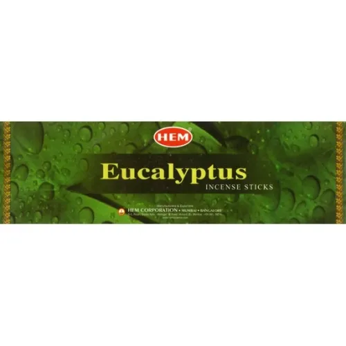 Благовония четырехгранники HEM Eucalyptus ЭВКАЛИПТ блок 25 штук