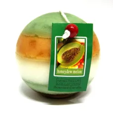 Свеча ароматическая шар Honeydew Melon 7,5см парафин N349