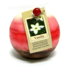 Свеча ароматическая шар Vanilla 7,5см парафин N349