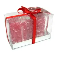 Набор LOVE 2 свечи розочки 5см парафин N381