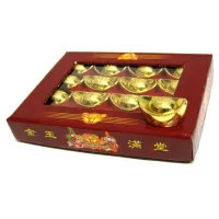 Набор слитков 16шт. металл 11х8см Z200