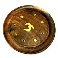 Подставка для благовоний круглая в ассортименте 10 см R288