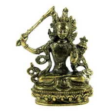 Мандзушри - Бог Мудрости статуэтка 7,5см металл N444-3
