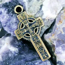 Амулет Кельтский крест, бронза, 35*17мм (А 014) BV15-14