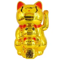 Манеки Неко фигурка на солн.батарее 11,5см, пластик KL29