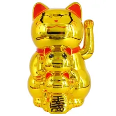 Манеки Неко фигурка на солн.батарее 11,5см, пластик KL29