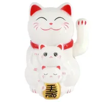 Манеки Неко фигурка на солн.батарее 5,5см, пластик KL30