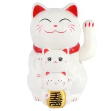 Манеки Неко фигурка на солн.батарее 5,5см, пластик KL30