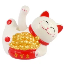 Манеки Неко фигурка на солн.батарее 5х6см, пластик KL31