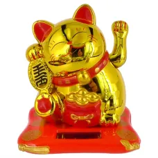 Манеки Неко фигурка на солн.батарее 7,5см, пластик KL32