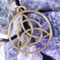 Кулон Триглав, бронза, 26*28мм (П 014) BV08-14