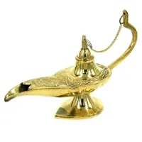 Лампа Аладдина 16x11см латунь LP010