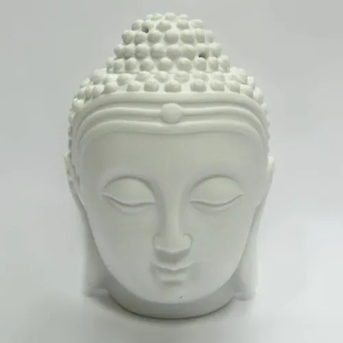 Аромалампа керамика Белая Будда 13см M673