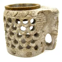 Аромалампа Слон 8 см камень L056-05