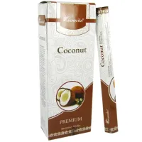 Благовония шестигранники Aromatika Coconut КОКОС блок 6 шт.