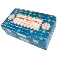 Благовония прямоугольные SATYA Christmas Tree Рождественское Дерево 15гр. блок 12шт.