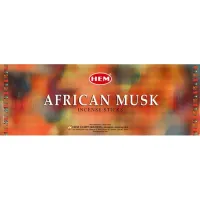 Благовония шестигранники HEM African Musk АФРИКАНСКИЙ МУСК блок 6 штук