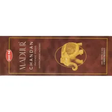 Благовония шестигранники HEM Madhur Chandan ЧАНДАН МАДХУРА блок 6 шт.