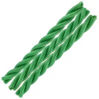 Свечи восковые зеленые Денежный поток 14,5см скрутка (уп. 3 шт.) свч70-01