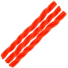 Свечи восковые красные Любовь и страсть 14,5см скрутка (уп. 3 шт.) свч70-03