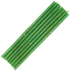 Свечи восковые с травами зеленые Приток денег 15 см (уп. 7 шт.) свч70-12