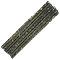 Свечи восковые с травами черные От сглаза и порчи 15 см (уп. 7 шт.) свч70-14