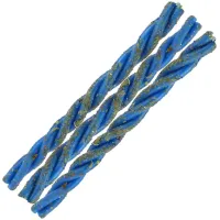 Свечи восковые с травами синие Медитация 14,5см скрутка (уп. 3 шт.) свч70-16