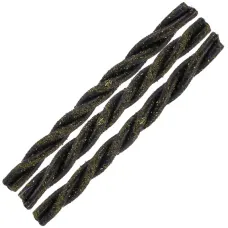 Свечи восковые с травами черные Снятие негатива 14,5 см скрутка (уп. 3 шт.) свч70-17