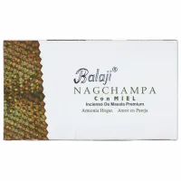 Благовония прямоугольные Nag Champa Con miel Наг Чампа с Медом 15 гр. блок 12шт. Balaji