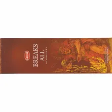 Благовония четырехгранники HEM Breaks All РАЗРУШАЮЩИЕ ПРЕПЯТСТВИЯ блок 25 шт.