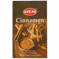 Благовония прямоугольные пуля Cinnamon КОРИЦА, 10 конусов HEM