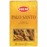 Благовония прямоугольные пуля Palo Santo СВЯЩЕННОЕ ДЕРЕВО, 10 конусов HEM