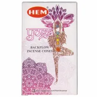 Благовония прямоугольные пуля Yoga ЙОГА, 10 конусов HEM