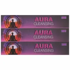 Благовония прямоугольные Aura Cleansing Очищение Ауры 15гр. блок 12 шт. Nandita