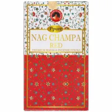 Благовония прямоугольные Red Nag Champa Красная Наг Чампа 15 гр. блок 12шт. PPURE