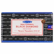 Благовония прямоугольные Black Diamond ЧЕРНЫЙ БРИЛЛИАНТ 15гр. блок 12шт. SATYA
