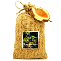 Можжевельник в мешковине с можжевеловой плашкой Можжевеловая роща 10х14см KR029